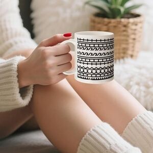 Funny Hidden Vulgar Mesage Ceramic Coffee Mugs - Turn It Sideways ;)